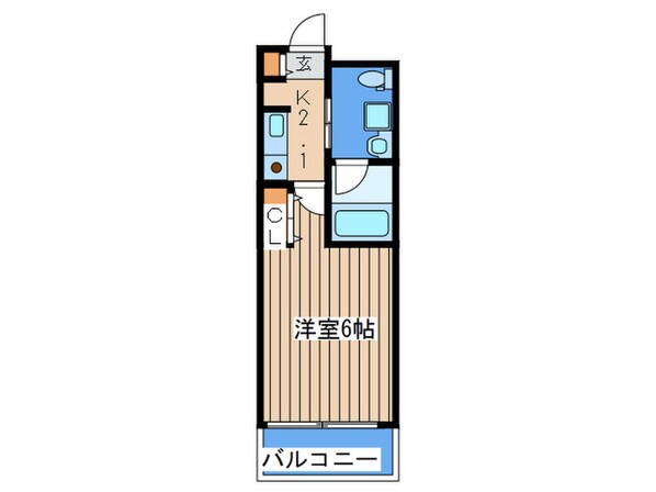 東小橋Ⅱ番館の物件間取画像